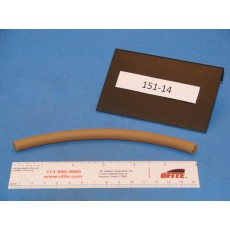 Hose, 3/8&quot; OD &times; 1/4&quot; ID &times; 1/16&quot; Thick, 1&#039; Length, Rubber