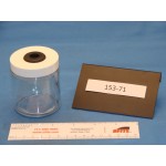 Glass Jar with Grommet