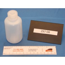 Bottle, Poly, 4 oz (125 mL), Natural Boston Round with Cap