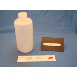 Bottle, Poly, 16 oz (500 mL), Natural Boston Round with Cap